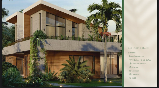 casas vacacionales y villas - Venta De Villa De Lujo En Cap Cana De 2,836.71mts Con Piscina Y Jacuzzi 6