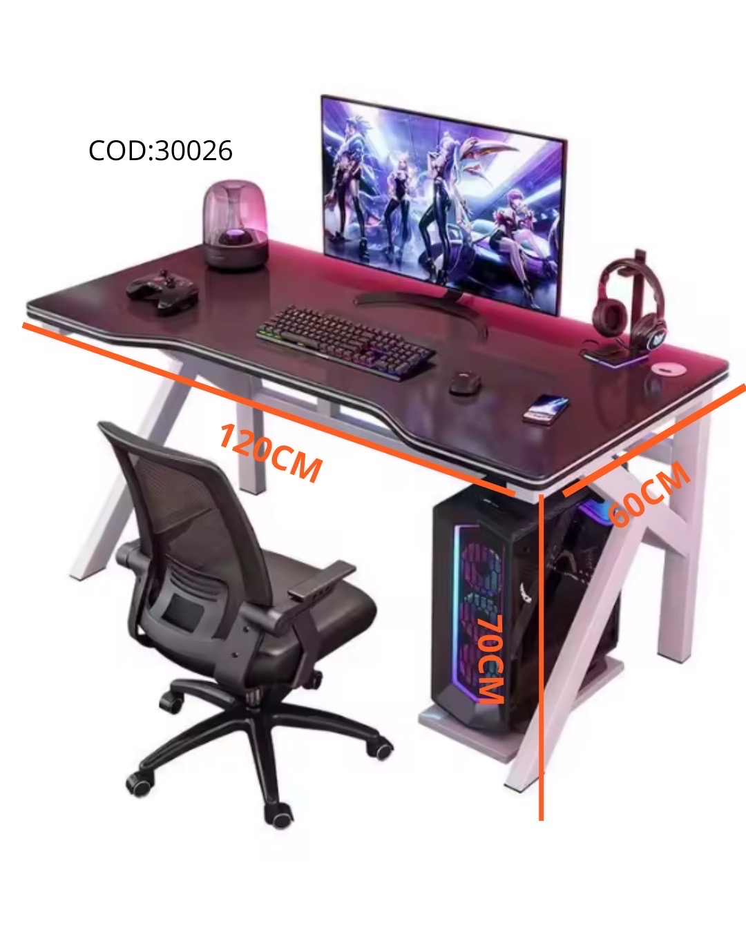 muebles y colchones - Mesas Gamer  0