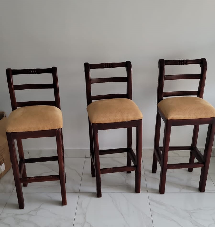 decoración y accesorios - VENDO 3 BUTACAS EN CAOBA 0