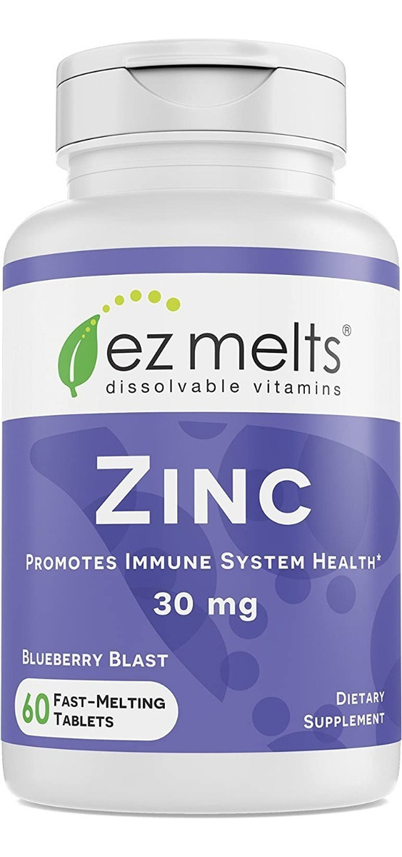 Salud y Equipamiento Médico - Zinc 60 Tab 30 Mg Ez Melts 0