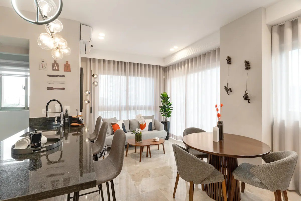 apartamentos - APARTAMENTO AMUEBLADO EN NACO EN ALQUILER 