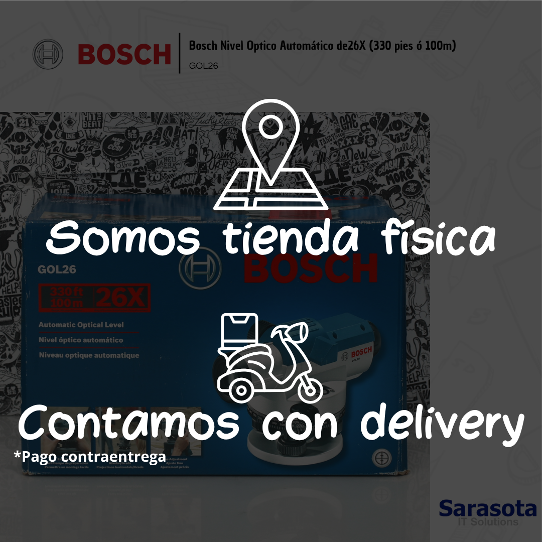 accesorios para electronica - Bosch Nivel Optico Automático de26X 330 pies, 100m 2
