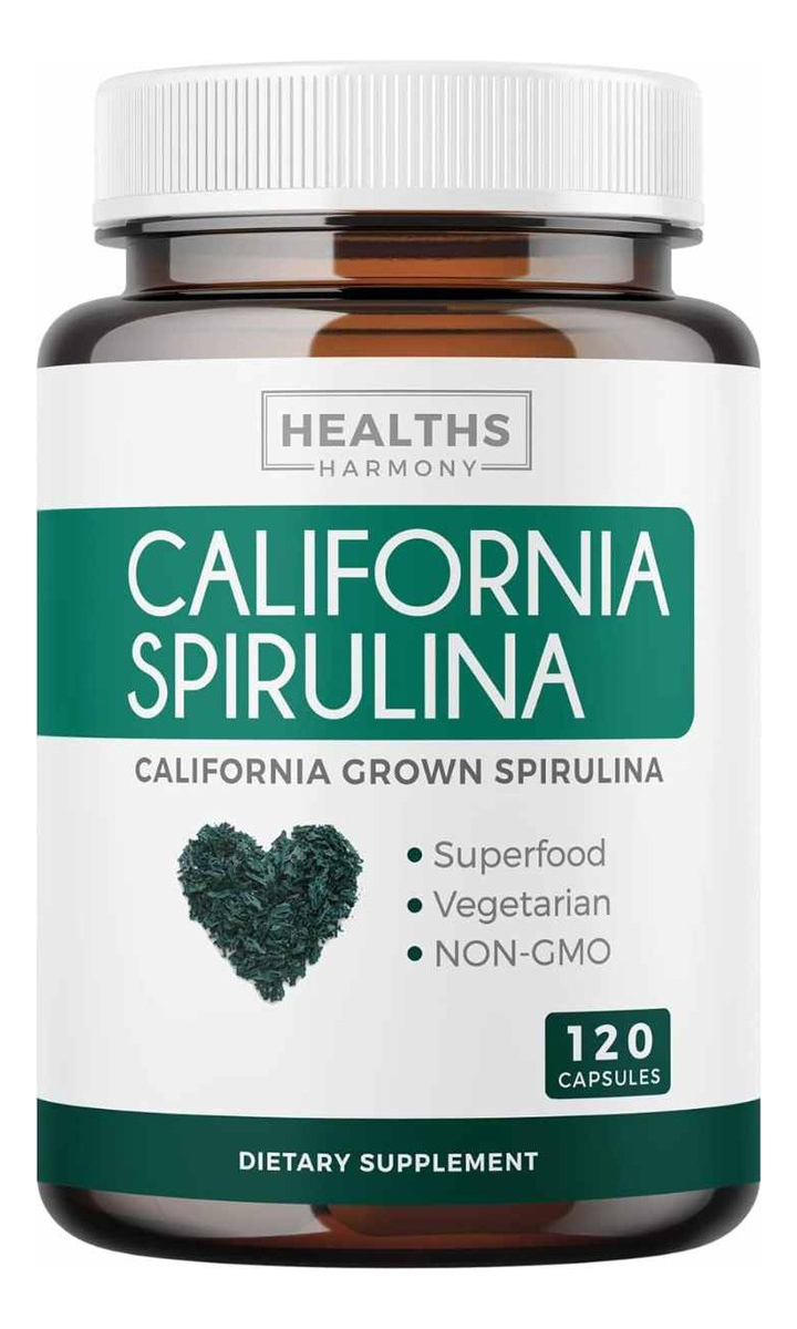 Salud y Equipamiento Médico - Espirulina 60cap Healths Harmon
