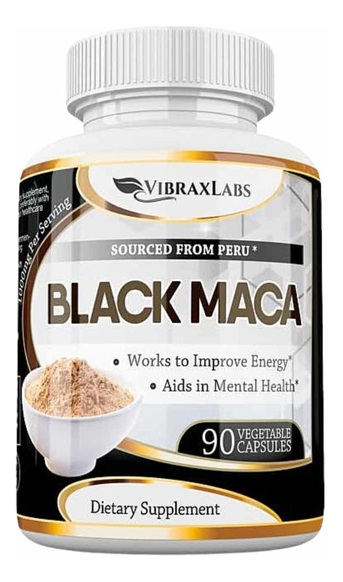 Salud y Equipamiento Médico - Black Maca 90cap Vibraxlabs 0