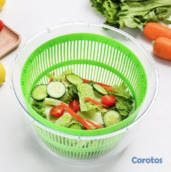 cocina - Escurridor de vegetales, lava y seca tus vegetales en pocos minutos 3