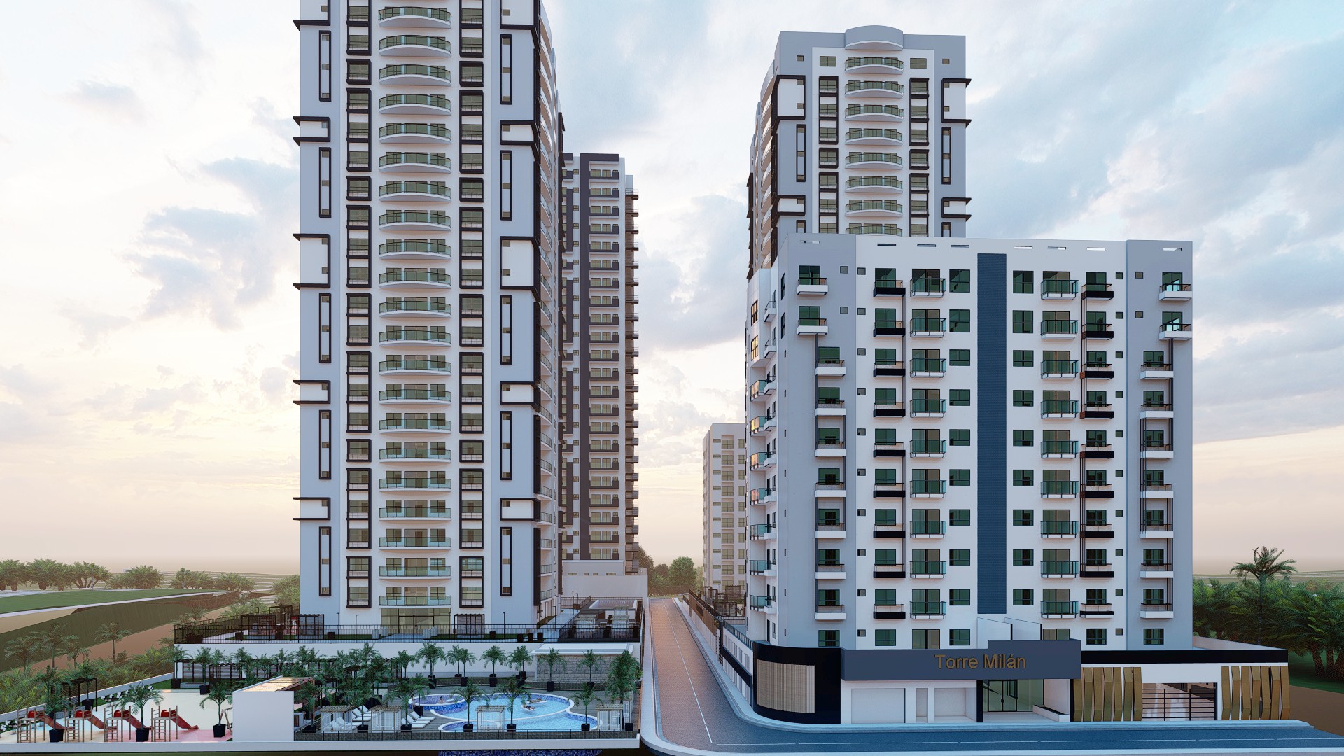 apartamentos - lujosos y modernos aptos de 1,2 y 3 habitaciones en Country Kapital Residences 2