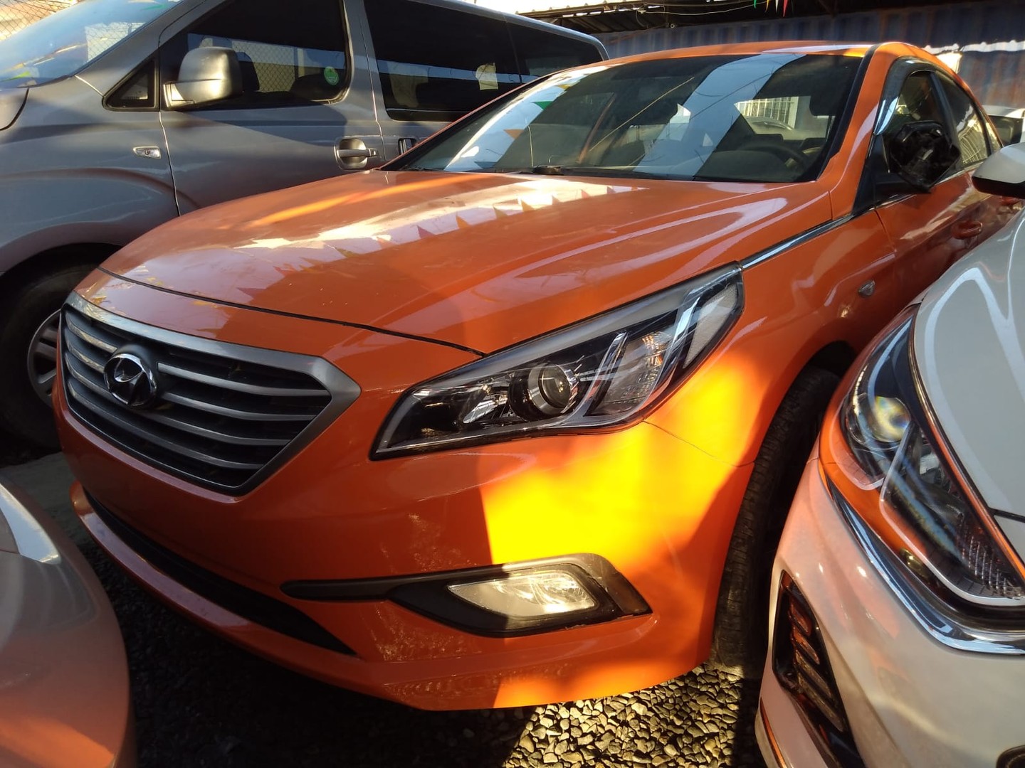 carros - HYUNDAI SONATA LF 2017  NARANJA  1