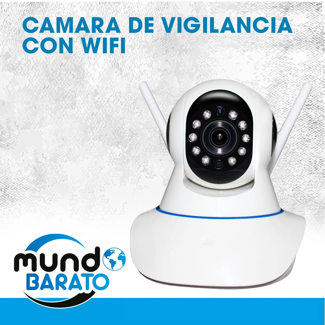 camaras y audio - Camara de Seguridad IP Wifi 2 Antenas Ver desde Celular Vigilancia Audio Altavoz 1