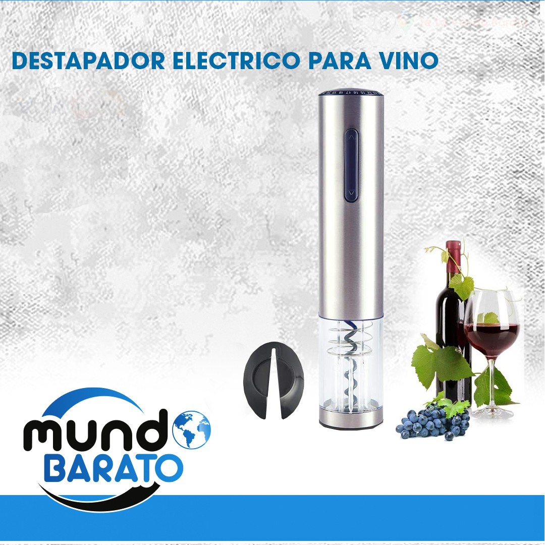 cocina - Descorchador de Vino Eléctrico Destapador Abridor sacacorcho 0