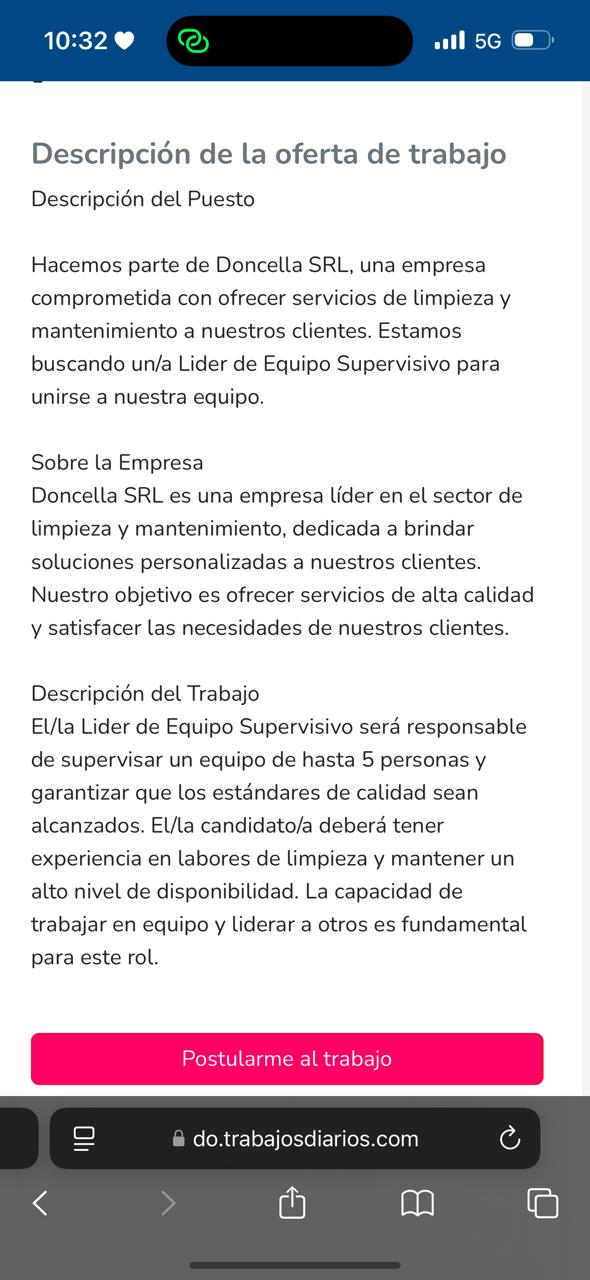 empleos disponibles - Supervisora  y  Lider de Equipo 2