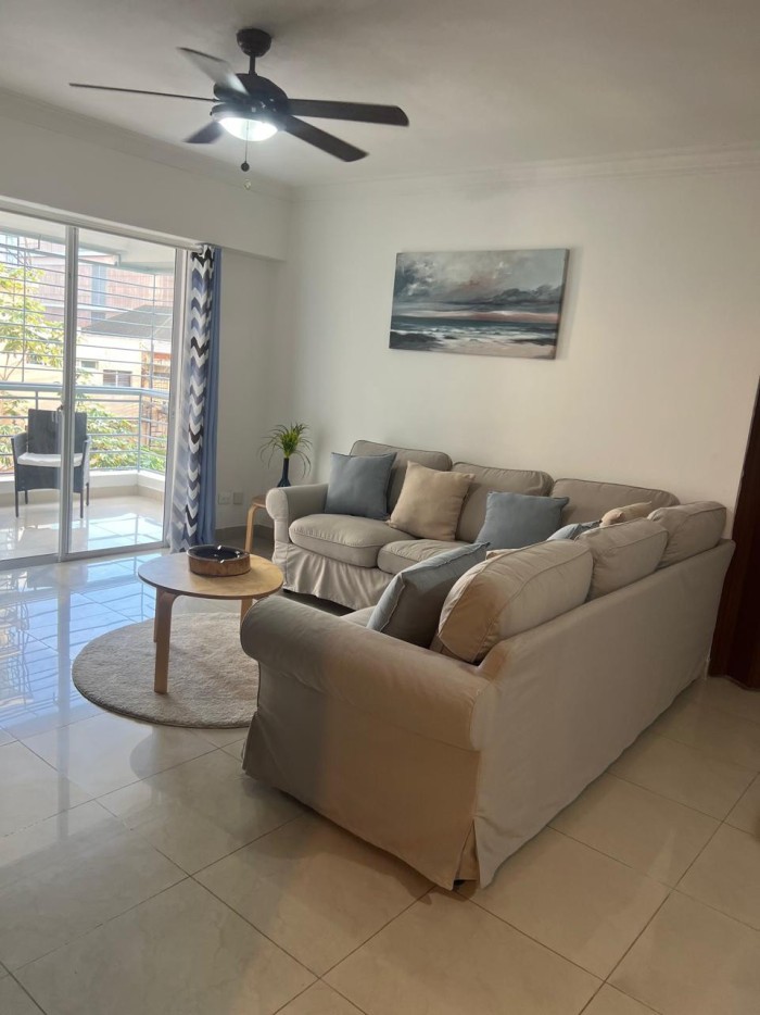 apartamentos - ¡Amplio  Apartamento Amueblado en Piantini  1
