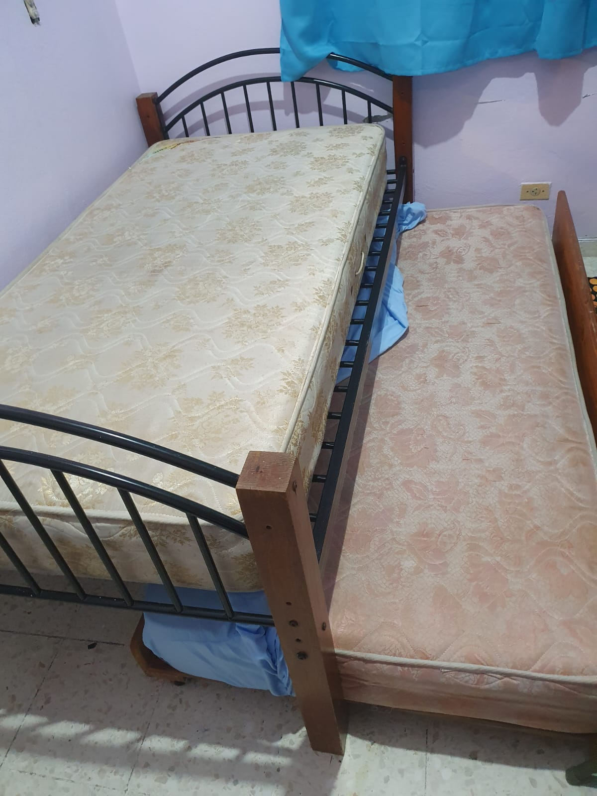 muebles y colchones - cama twin con gaveta cama 2