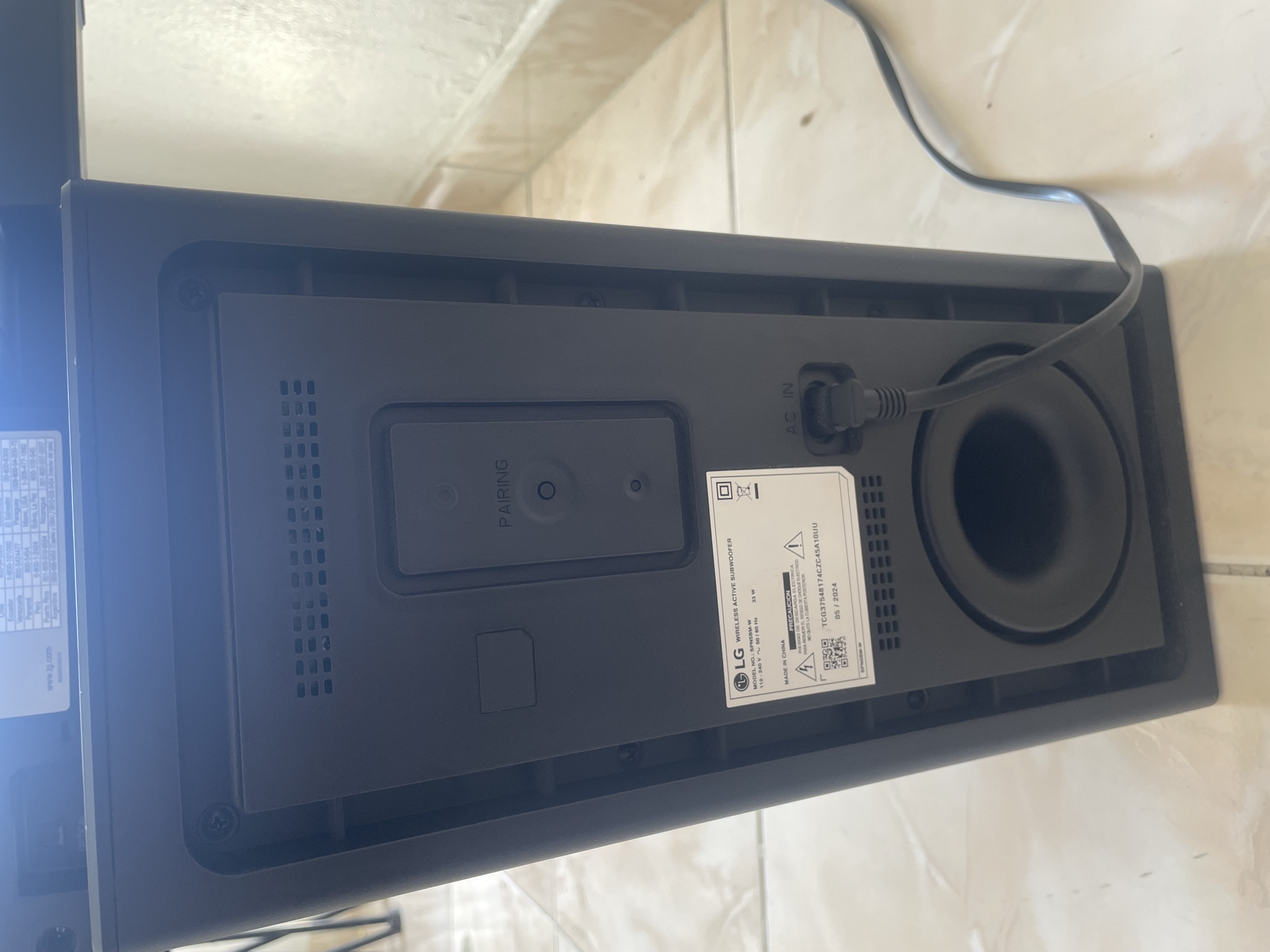 otros electronicos - SoundBar LG nuevo 2.1 canales de audio  0
