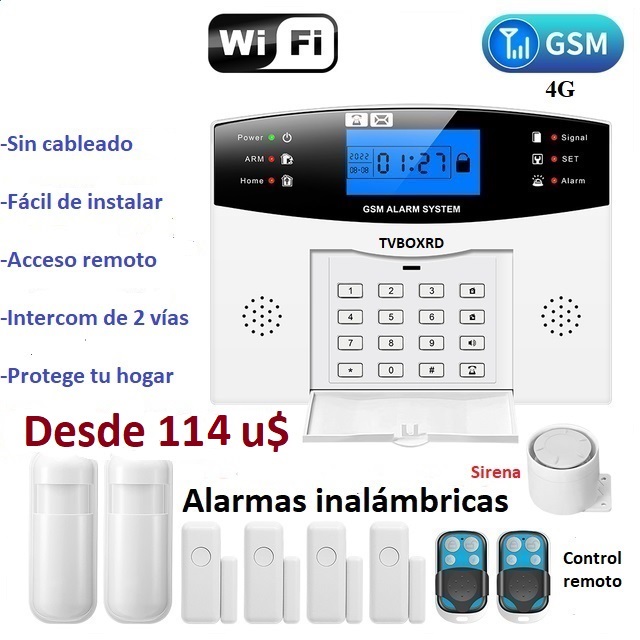 otros electronicos - Alarmas inteligentes sin usar cableado 0