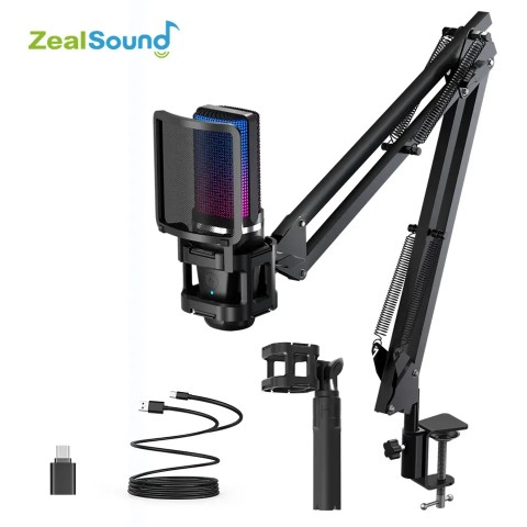 camaras y audio - ZEALSONIDO A68S MICRÓFONO PROFESIONAL 3