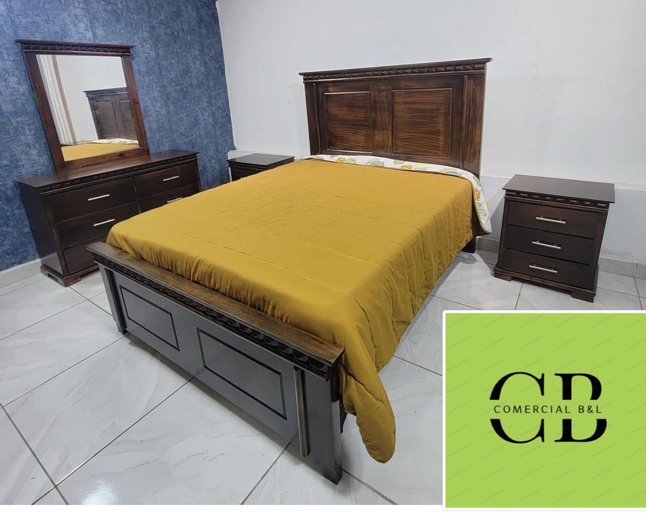 muebles y colchones - Juego de habitación completo  0