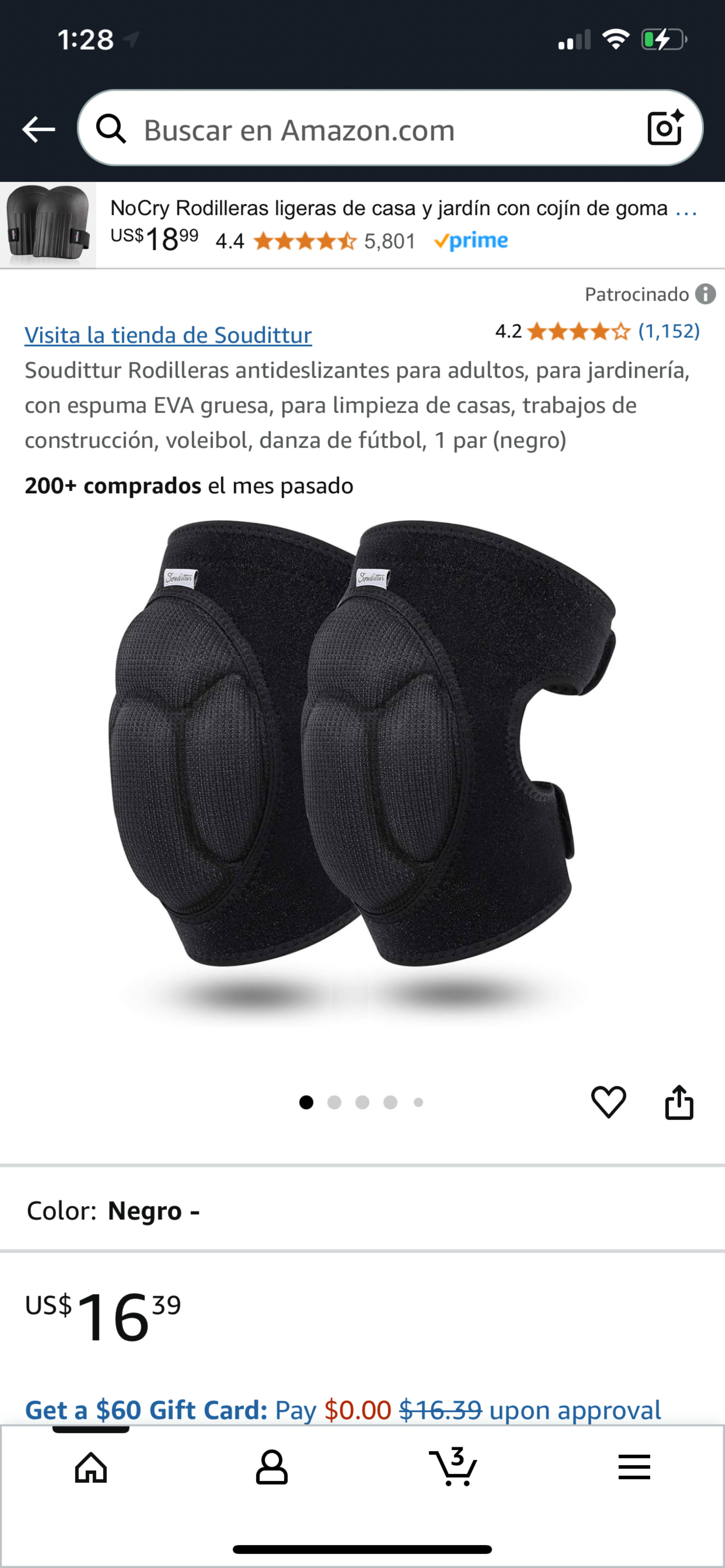 deportes - Rodillera antideslizante con espuma  0