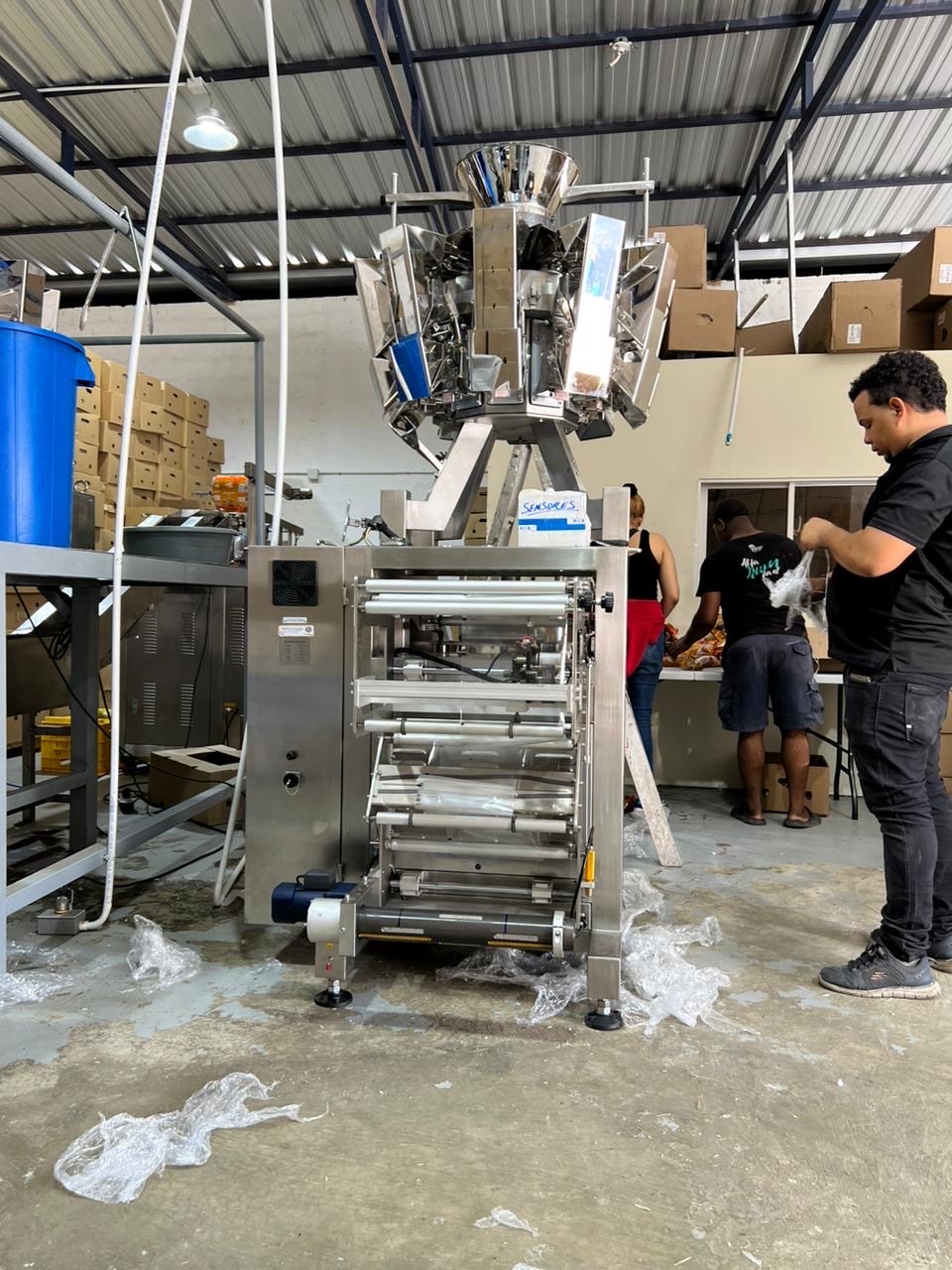 equipos profesionales - Máquina Empacadora Automática Multicabezal industrial acero inoxidable 4