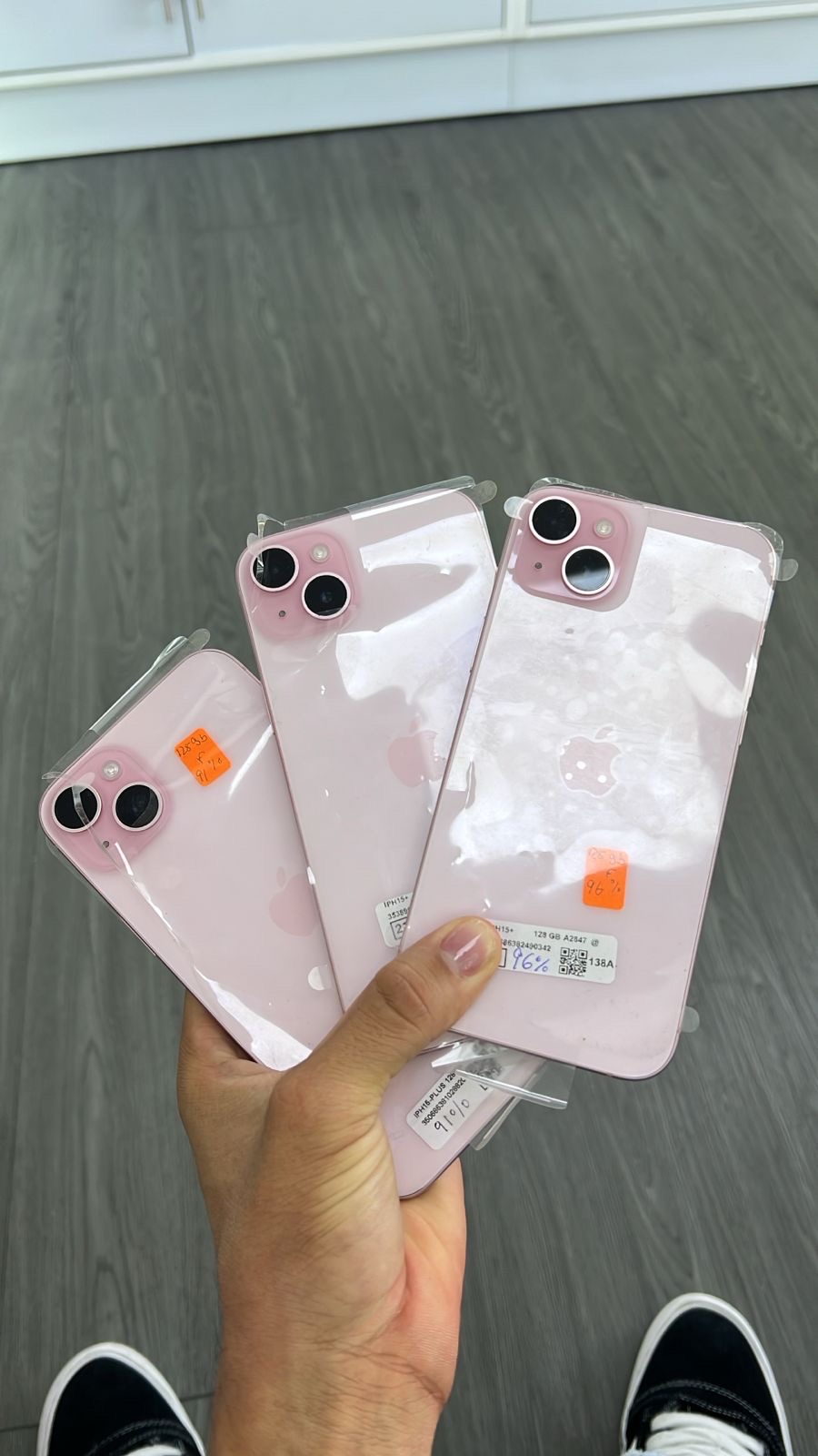 celulares y tabletas - iPhone 15 m+ Plus 128GB eSIM Factory - Somos Tienda Física 