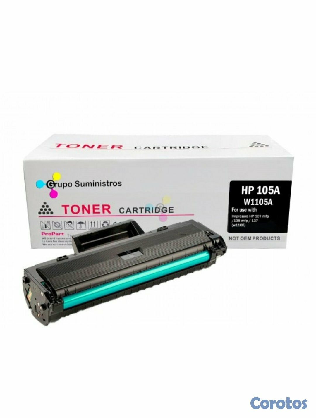 computadoras y laptops - TONER HP  105A GENERIC TOTALMENTE NUEVO ,W1105A   2