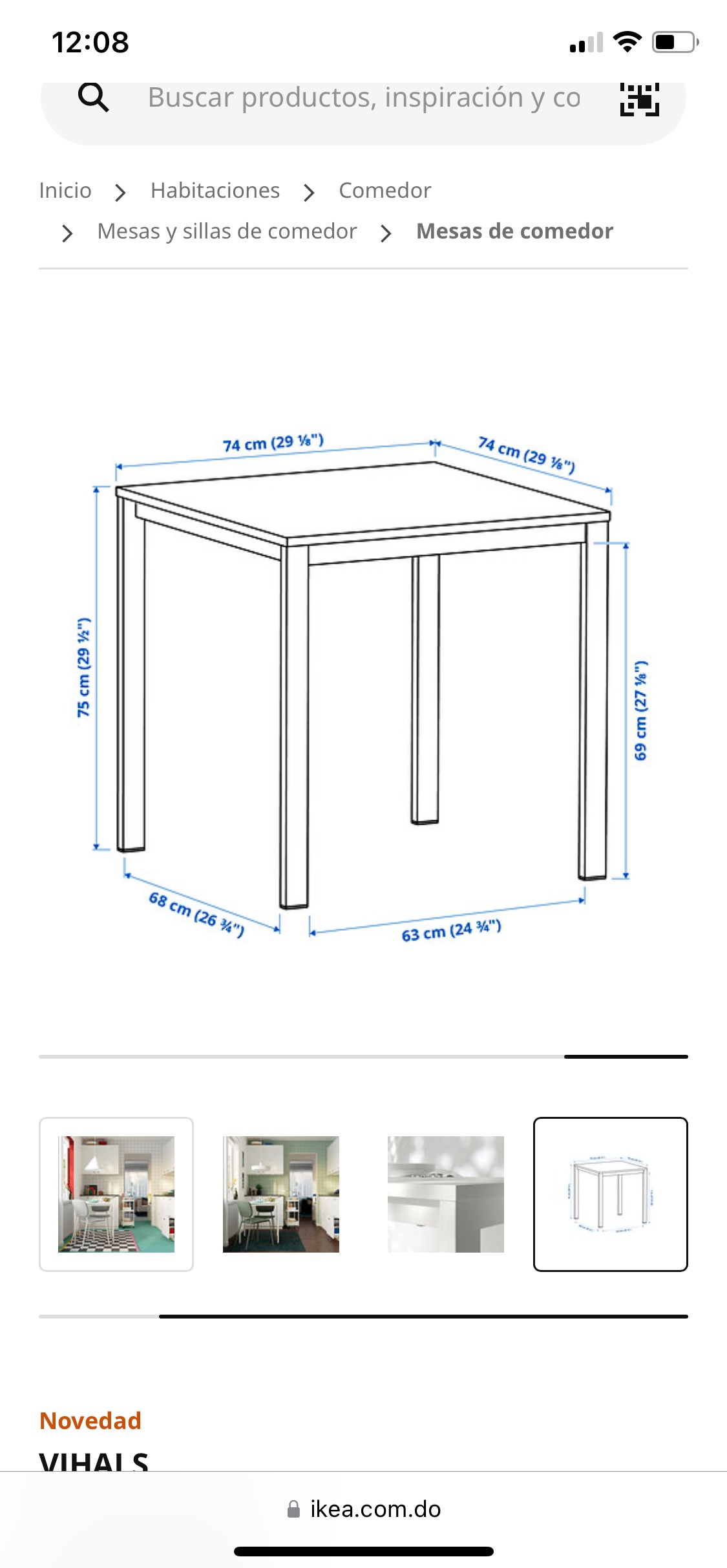 cocina - Juego de Mesa con sus 4 sillas de Ikea  2