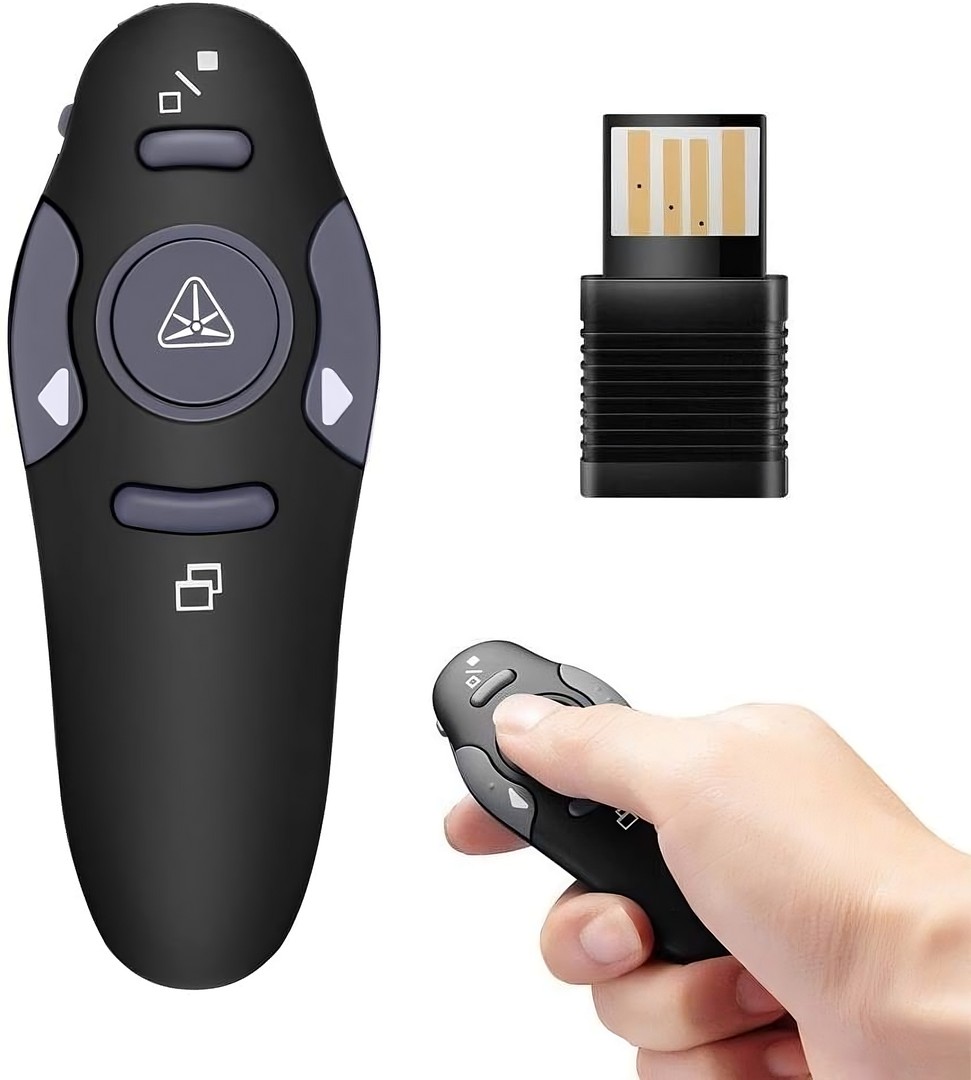 equipos profesionales - Puntero Laser inalámbrico USB Presentador de diapositiva 8