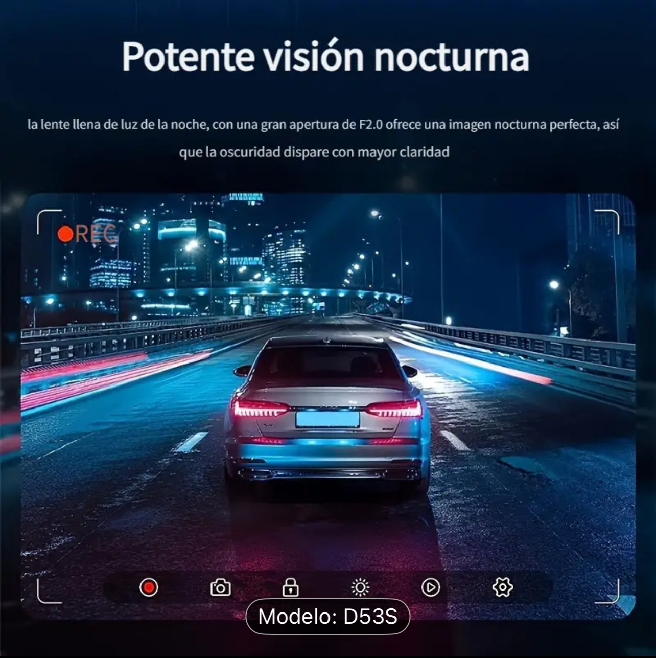 camaras y audio - Cámara para auto con lente dual frontal e interior. 6