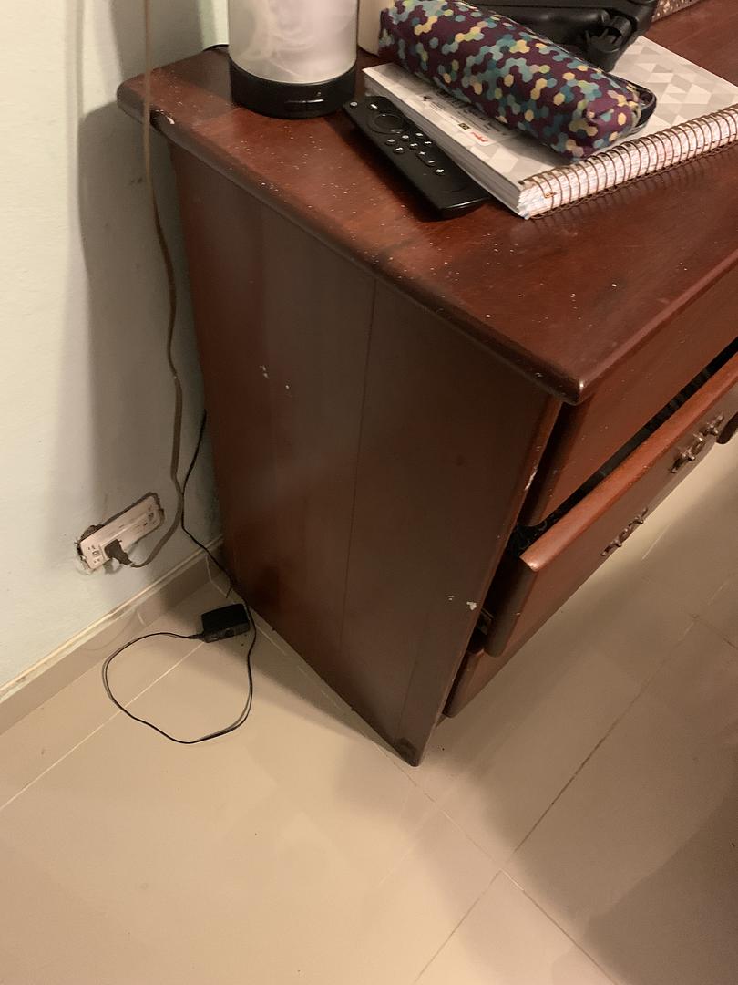 muebles y colchones - gavetero con mesitas de noche  1