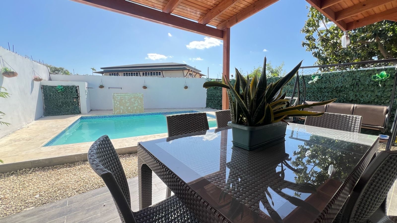 casas vacacionales y villas - venta de Villa  en punta cana amueblada con piscina República Dominicana  5