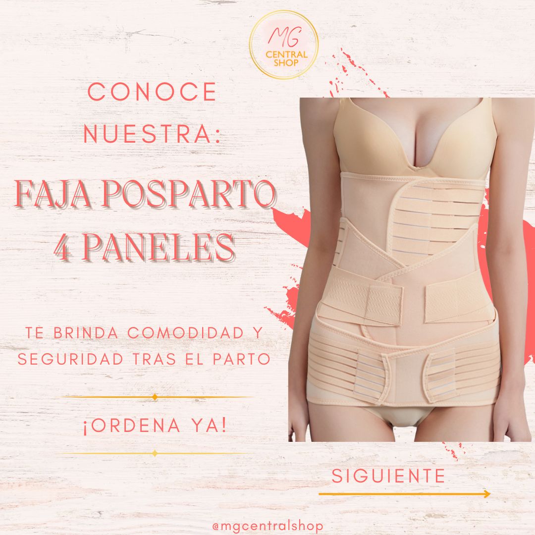 accesorios - Faja posparto 4 paneles 0