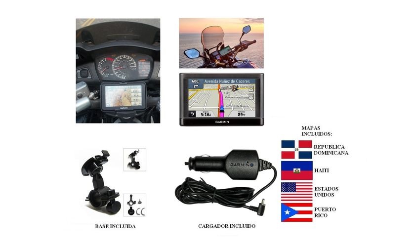 otros electronicos - GPS Motocicleta Navegador Garmin Nuvi Mapa RD