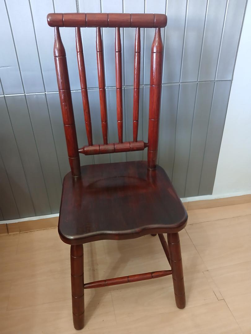 muebles y colchones - silla madera