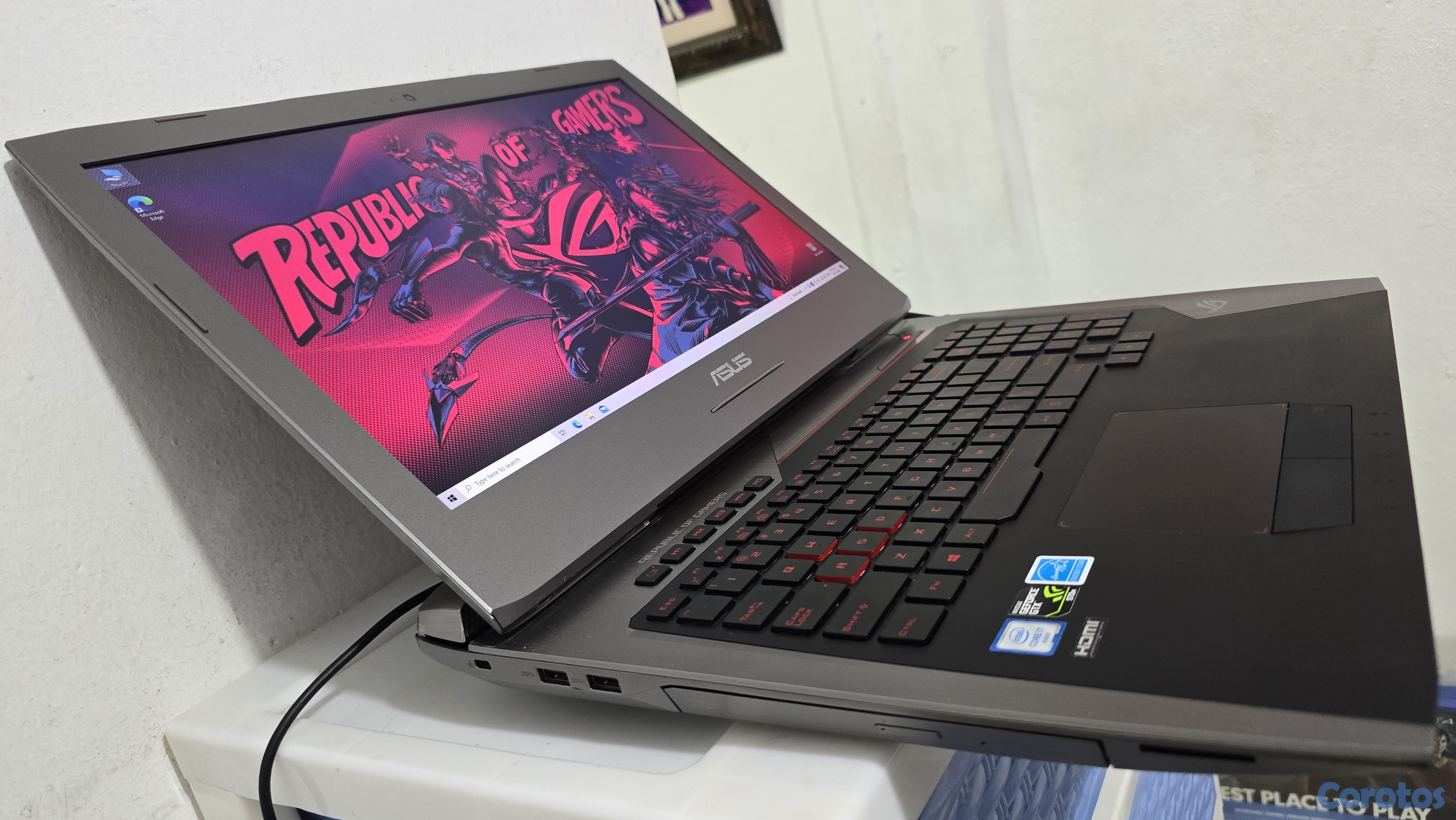 computadoras y laptops - Asus Gamer 17.3 Pulg Core i7 Ram 24gb ddr4 Disco 512gb SSD Nvidea Gtx 970m 18gb 2