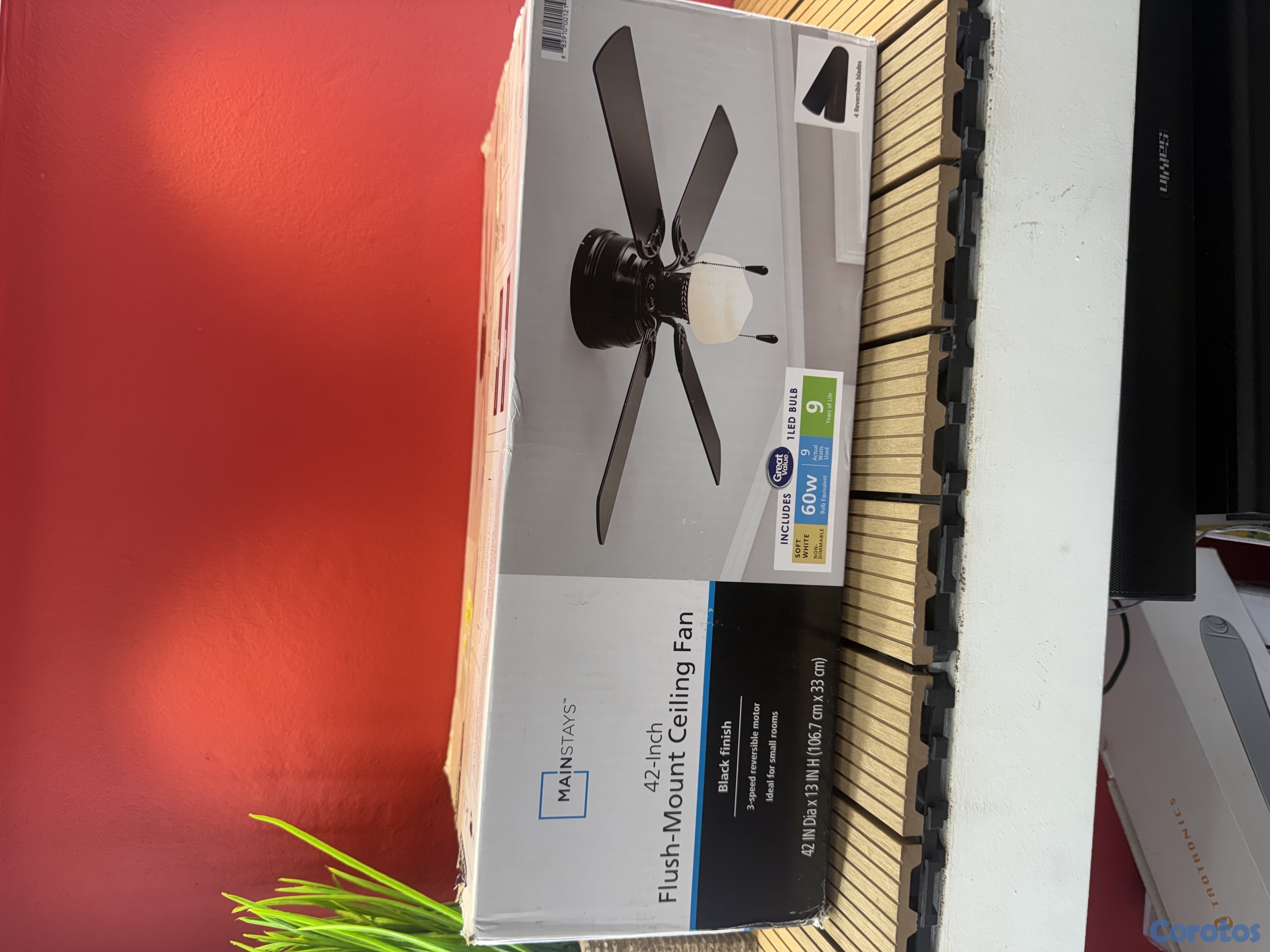 aires acondicionados y abanicos - Abanico de Techo Mainstays 2