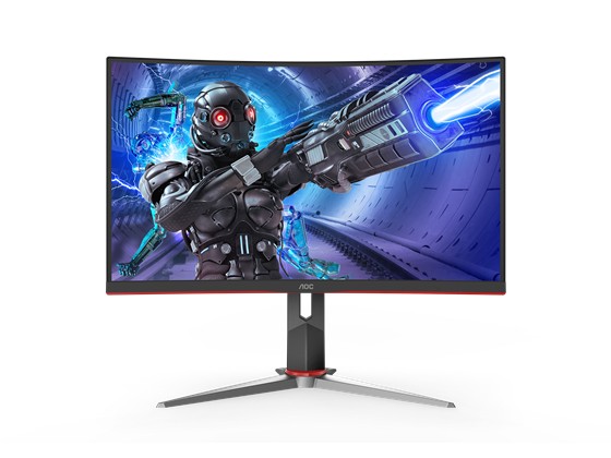 computadoras y laptops - MONITOR AOC 27 pulgadas GAMING CURVO 1920X1080 165HZ, 1 VGA / 2 HDMI  2