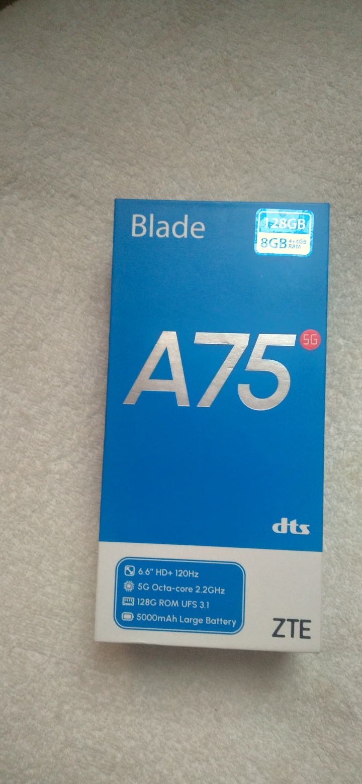 celulares y tabletas -  celular ZTE Blade A75 5G como nuevo