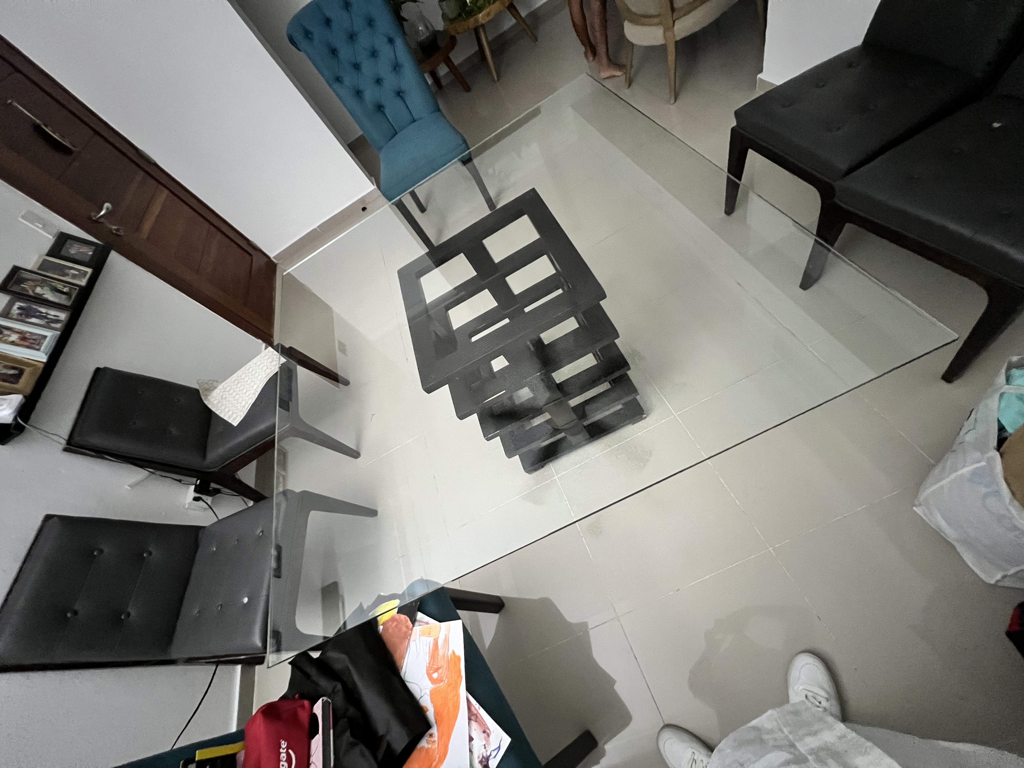 muebles y colchones - De oportunidad! Juego de comedor ILUMEL 6 sillas 54x54 pulgs 4