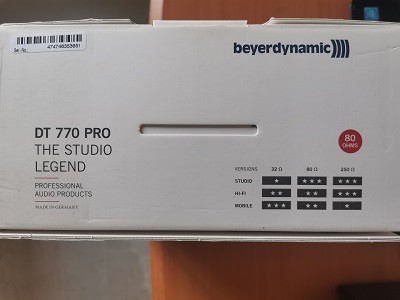 camaras y audio - Beyerdynamic DT 770 Pro 80 Ohms auriculares studio 7