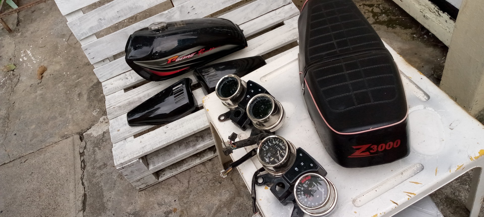 motores y pasolas - Combo piezas motor CG  4
