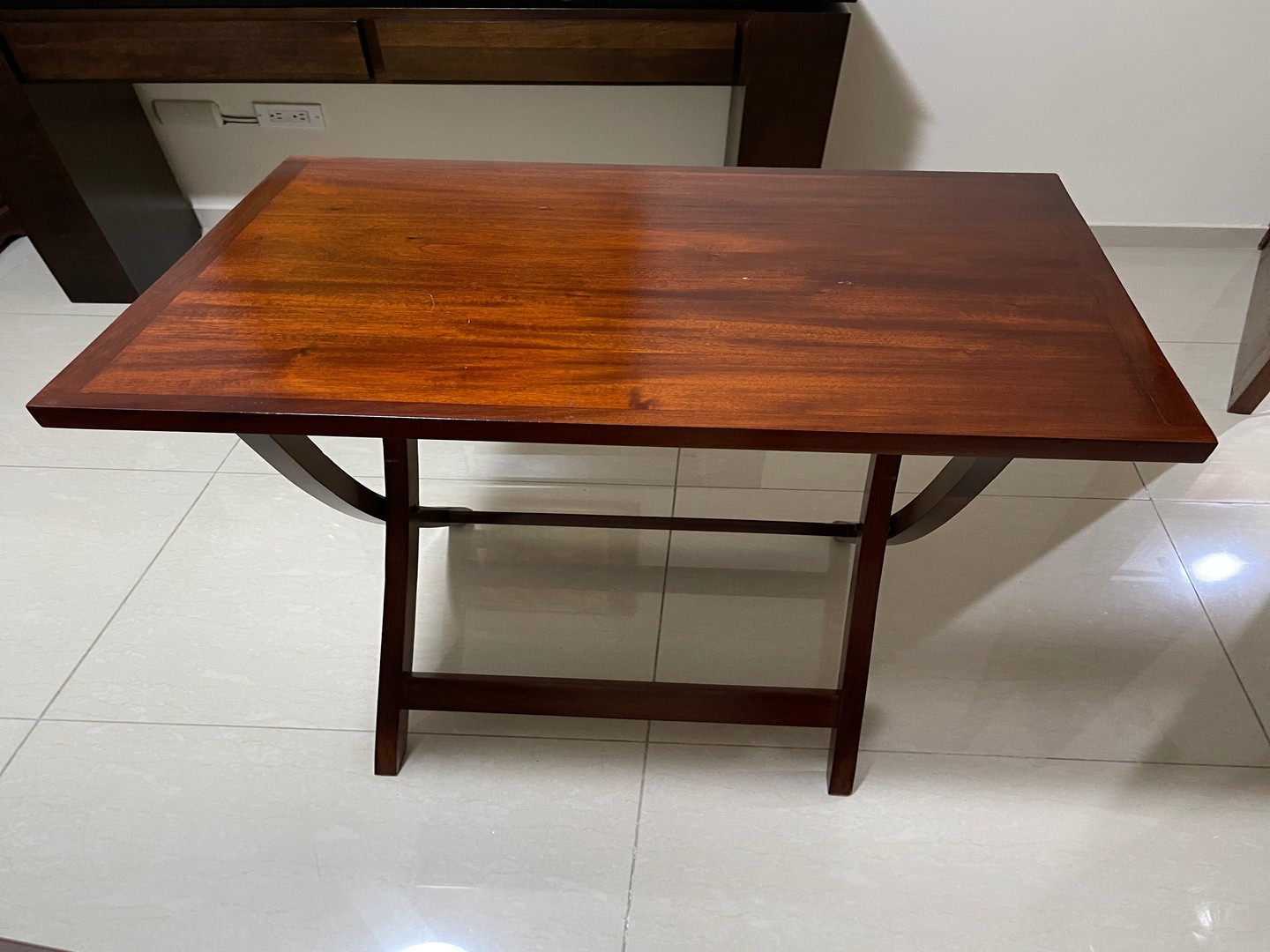 muebles y colchones - Mesa plegadiza de caoba 0