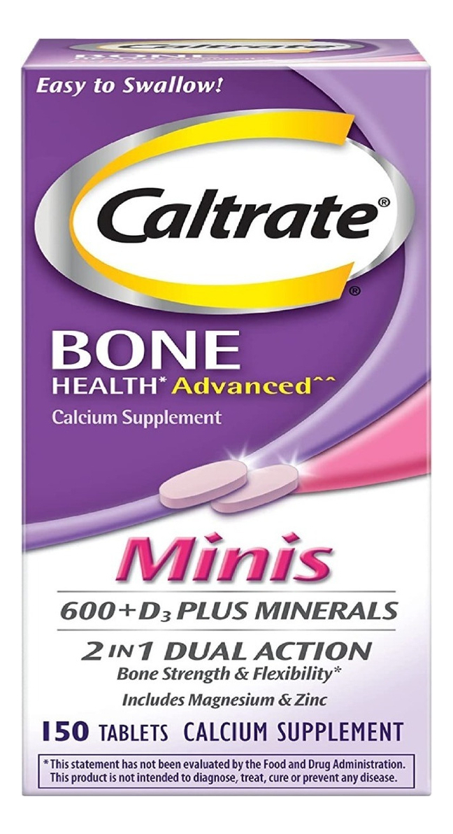 Salud y Equipamiento Médico - Calcio Caltrate 600 D3 Plus Min