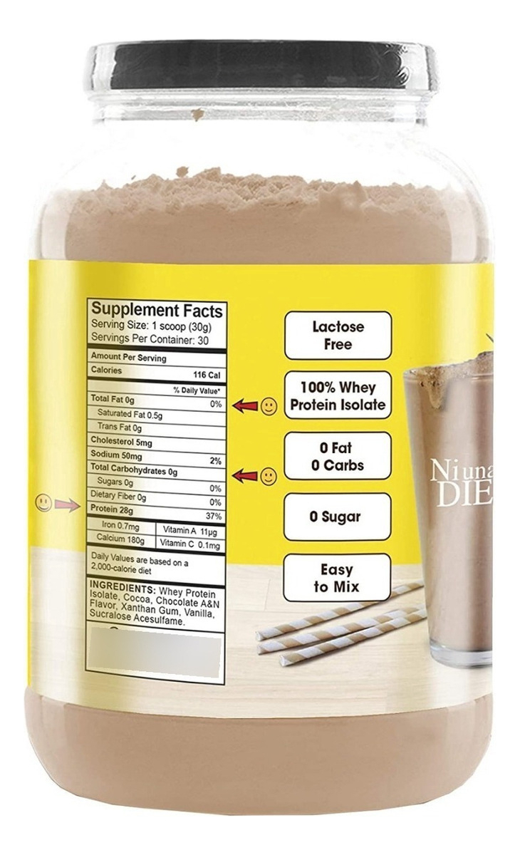 Salud y Equipamiento Médico - Proteina Ni Una Dieta Mas 904g 1