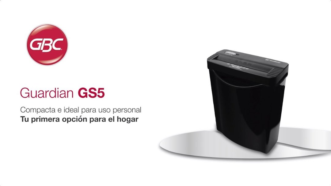 impresoras y scanners - TRITURADORA GBC GUARDIAN GS5 PARA 5 PAGINAS ALA VEZ  2