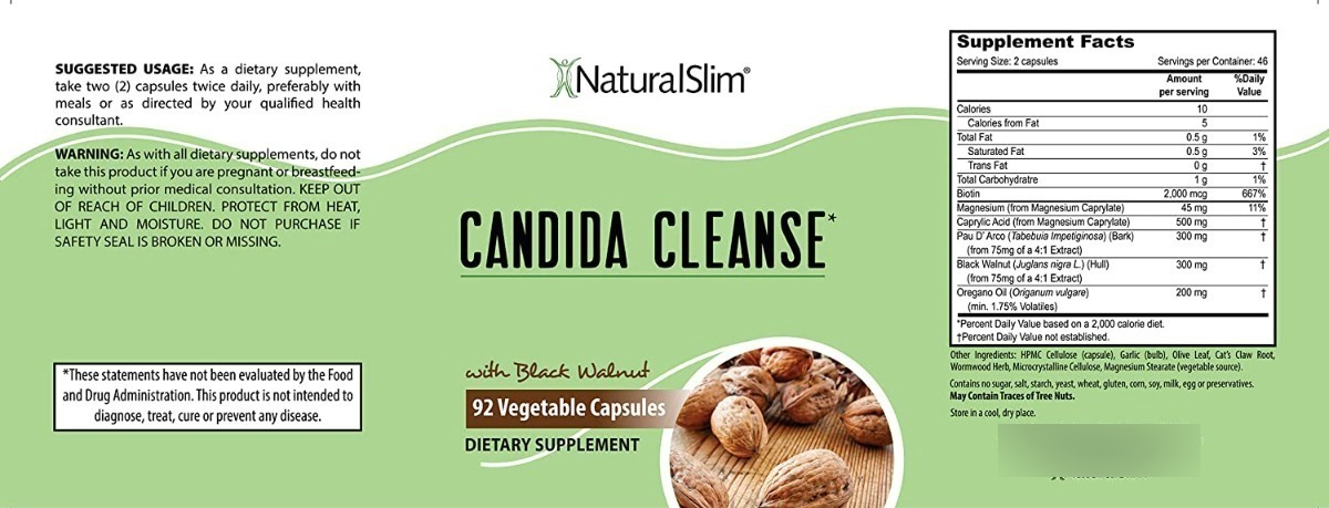 Salud y Equipamiento Médico - Tratamiento Naturalslim Kit Candiseptic Metabolismo Completo 6