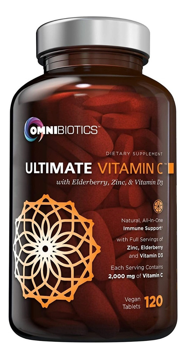 Salud y Equipamiento Médico - Vitamina C 120 Tab Omnibiotics - U - Unidad A $2772 0