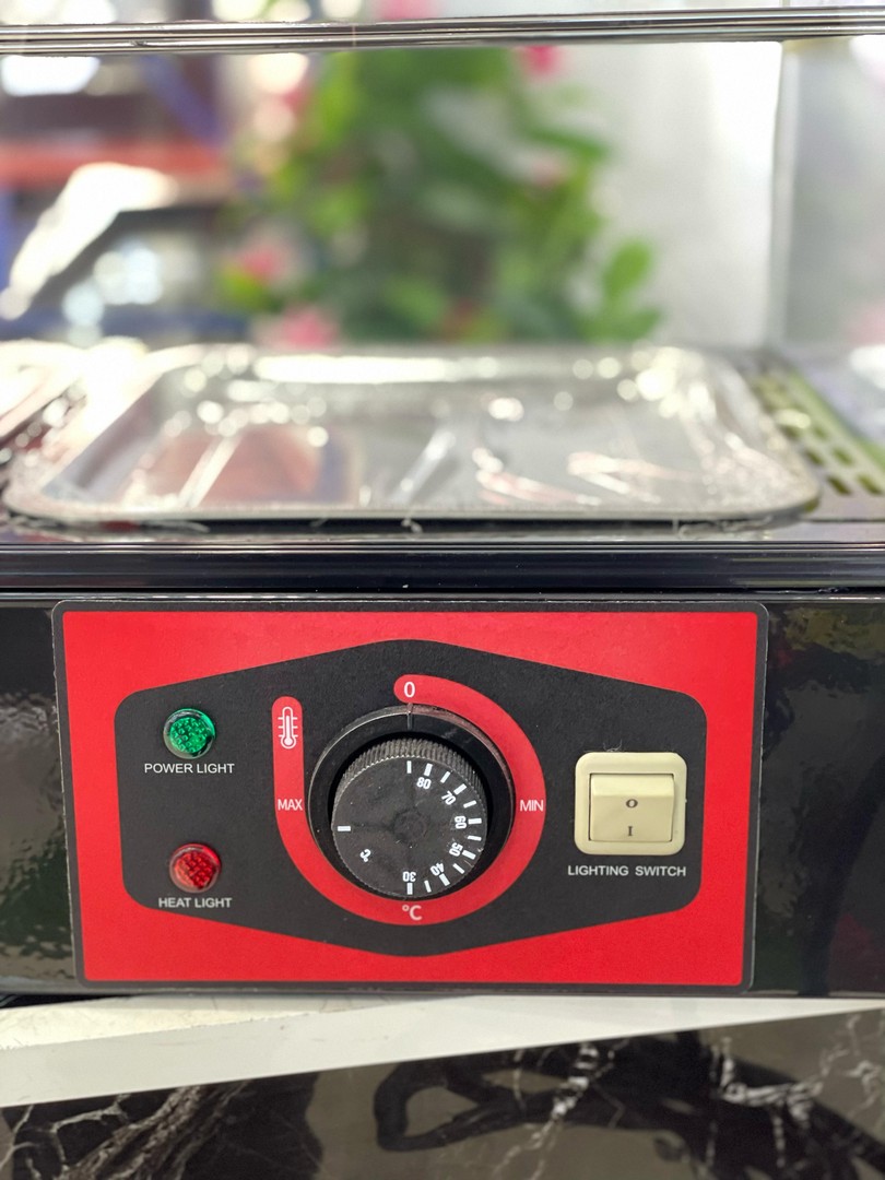 equipos profesionales - Vitrina exhibidora mostrador caliente de comida de 3 niveles 36 pulgadas 3