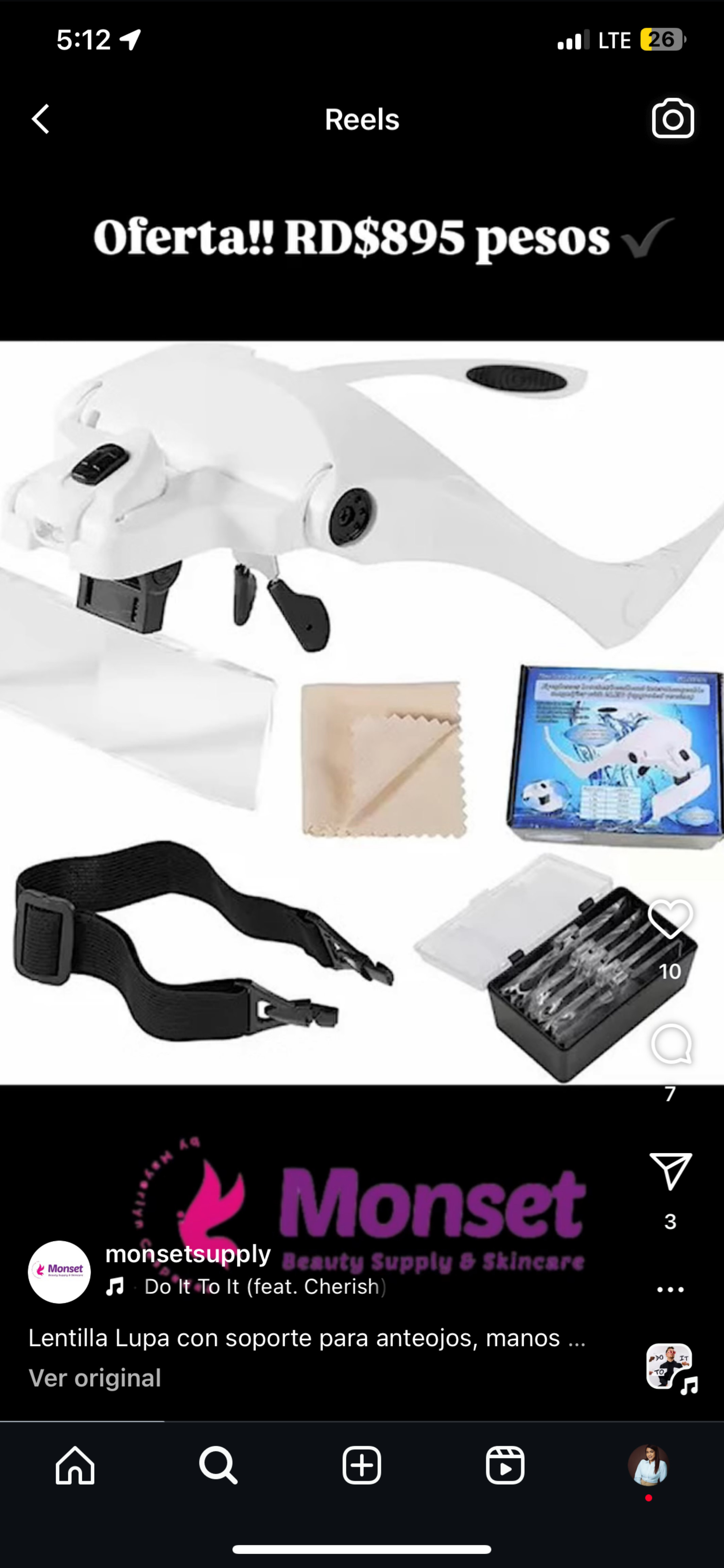 decoración y accesorios - vendo lupa para evaluación facial, también sirve para arreglos de celulares etc  0