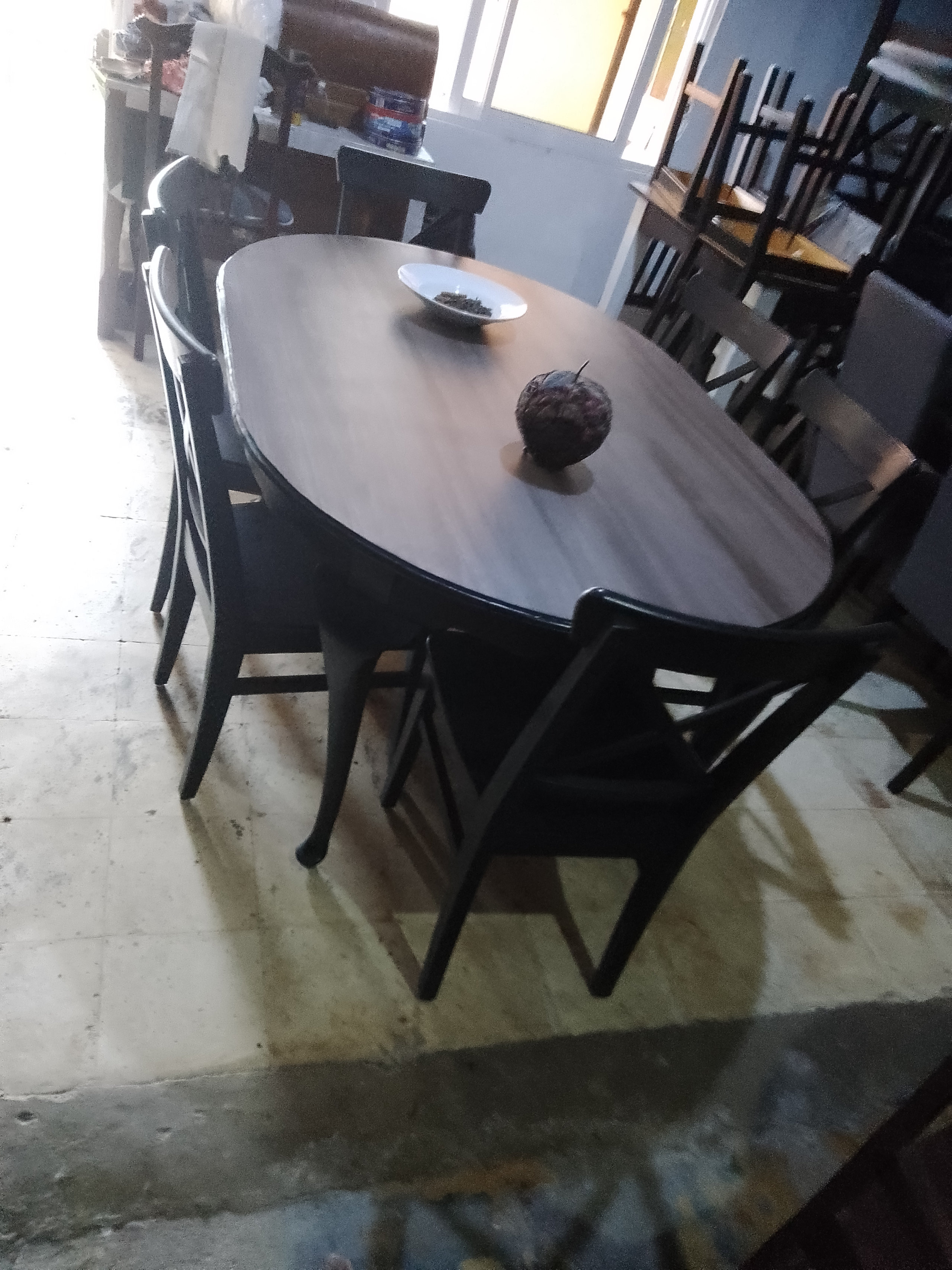 muebles y colchones - comedor usado 6 sillas importados ni roto ni flojo bien de pintura  2