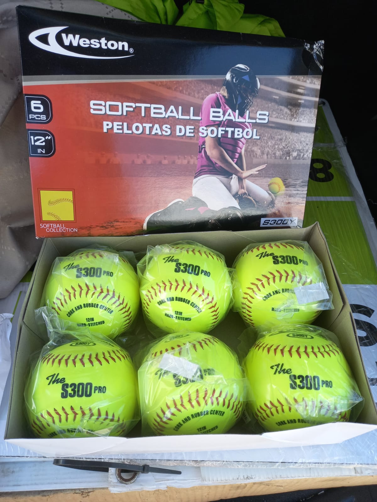 deportes - Caja de 6 pelotas auténticas Weston S300