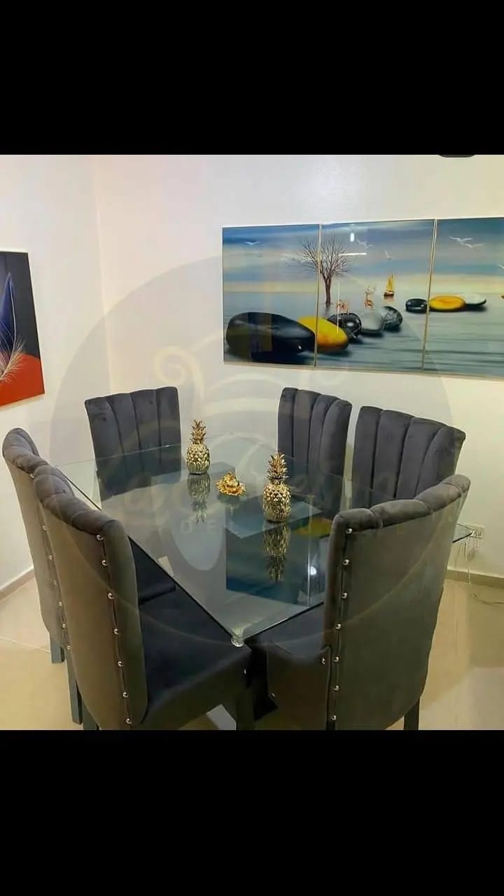 muebles y colchones - comedor de 6 sillas en especial 